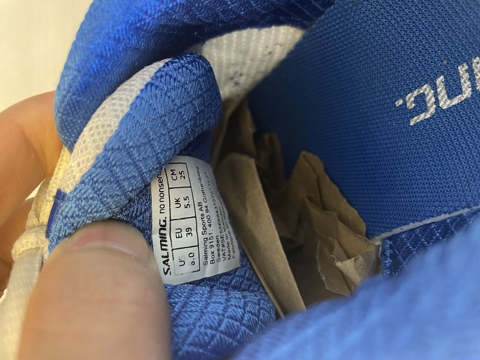 Salming Rival SR White Supersonic Buty Halowe