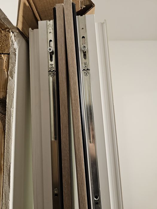 Drzwi balkonowe Drutex trzy szybowe