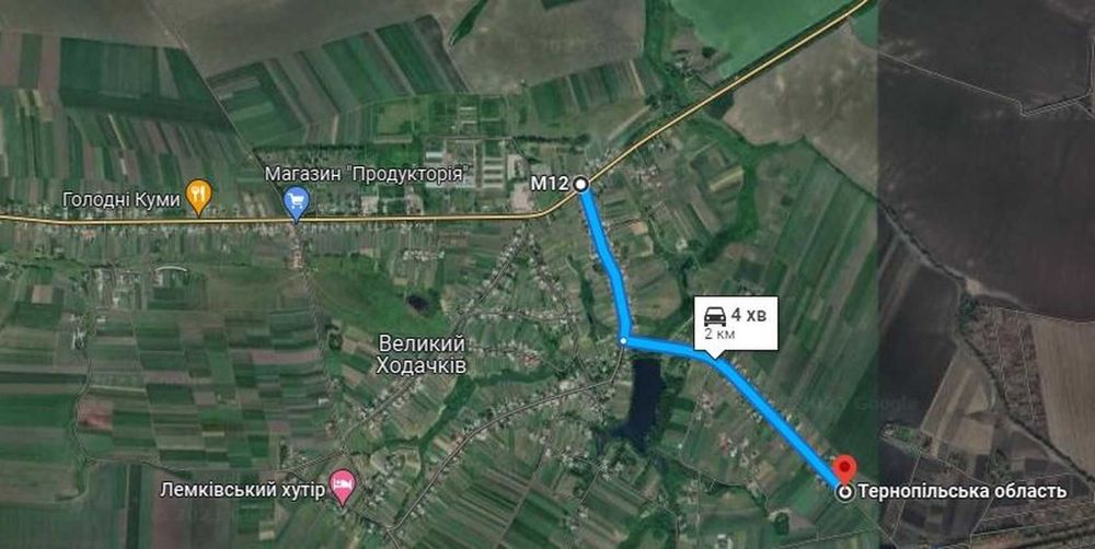 Продаж 0.93 га Великий Ходачків