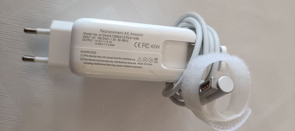 Carregador MacBook Air MagSafe 1 L 45W
