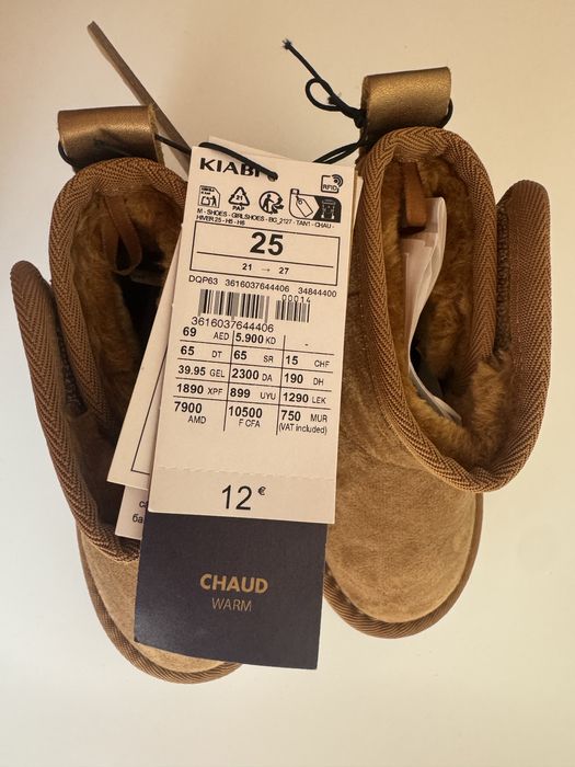 Botas de pêlo criança