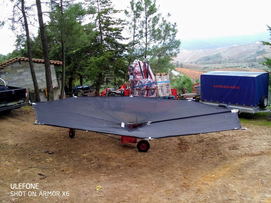 Toldo articulado 7 metros apanha azeitonas /amêndoas etc.