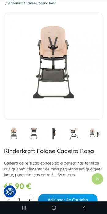 Cadeira refeição NOVA