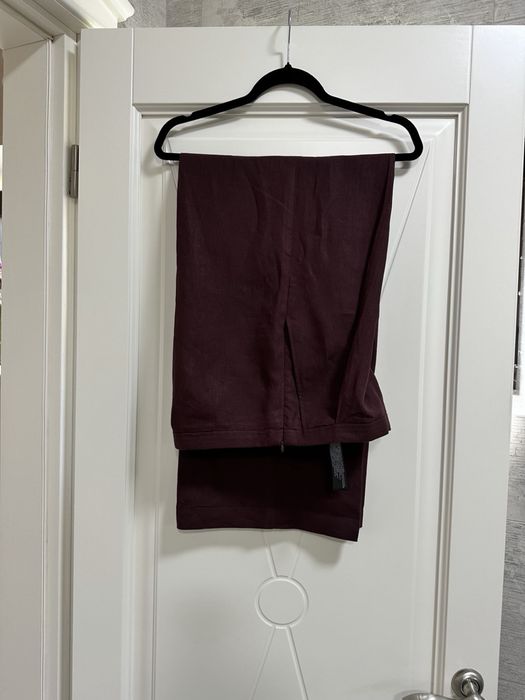 Новий лляний брючний костюм Massimo Duti