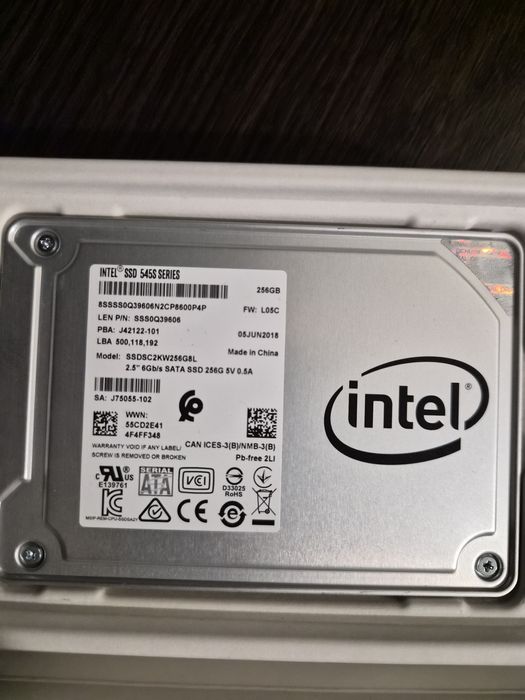 Карта пам'яті Intel SSD 545S, 256 GB