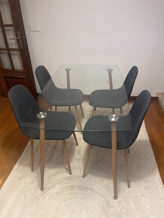 Mesa Sala Jantar + 4 Cadeiras