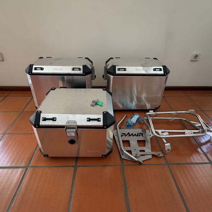 Malas Pamir em Aluminio + Suportes para BMW GSA 1250