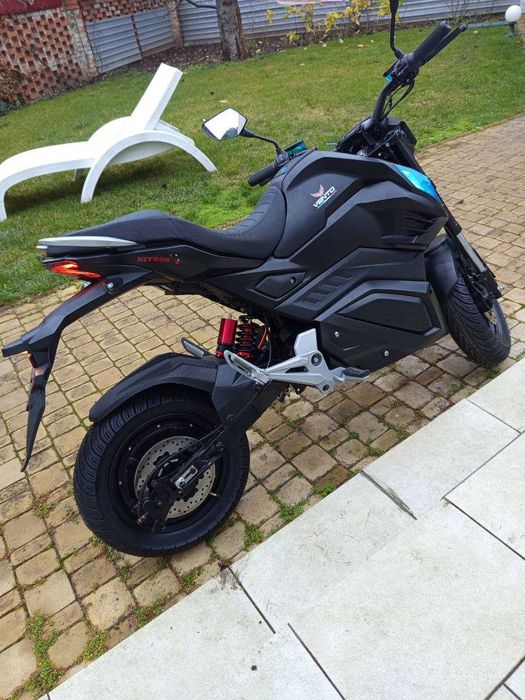Електробайк Nitron 2800Wt Права не треба Электро мотоцикл 2800W Grey_c