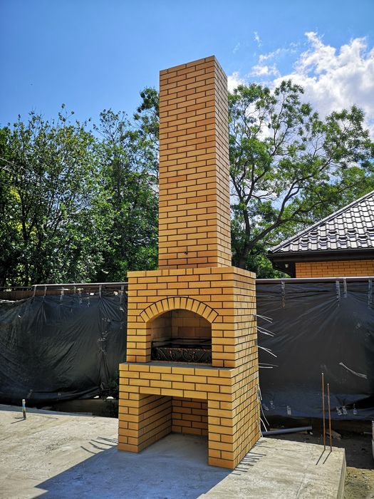 Камин из кирпича Печи Барбекю