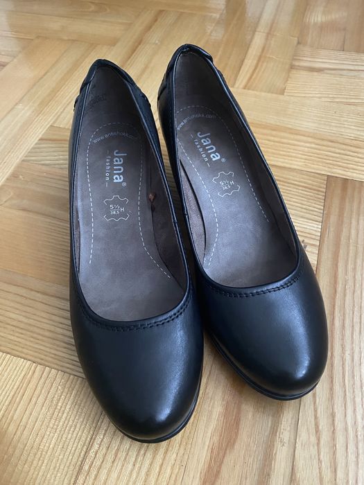 Skórzane półbuty Buty Jana 38,5