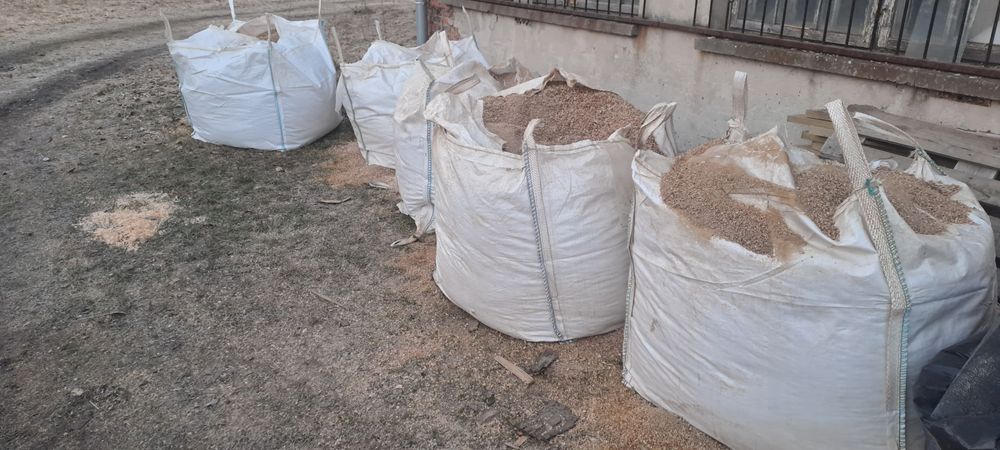 Trociny dębowe wióry