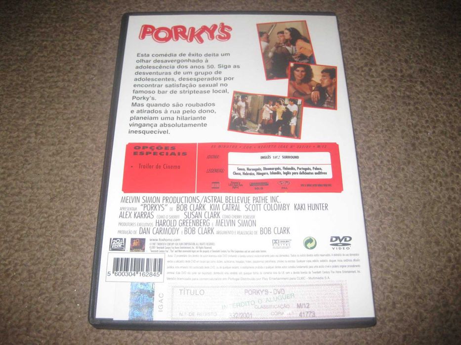 DVD "Porky's" de Bob Clark