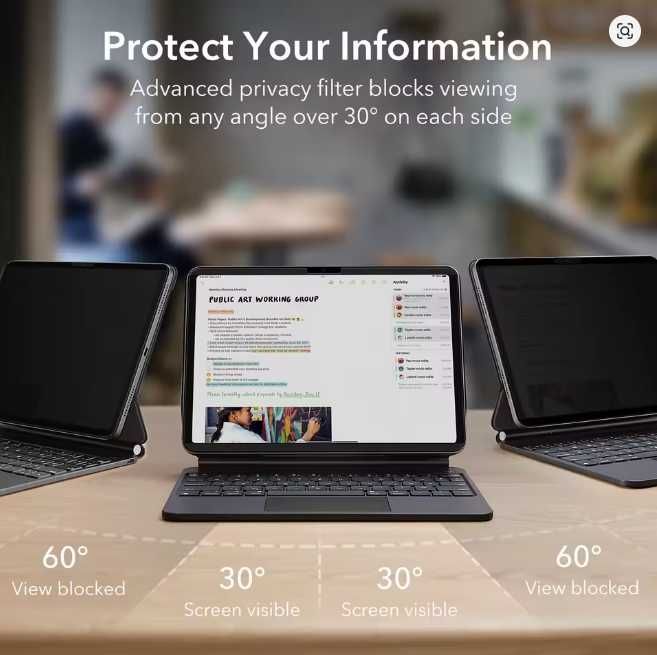 ESR Съемная магнитная Защитная пленка для iPad Air 5 13 2024/2025