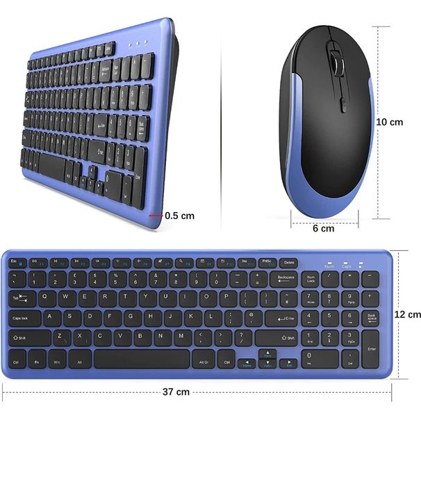 Klawiatura Bezprzewodowa Z Myszką