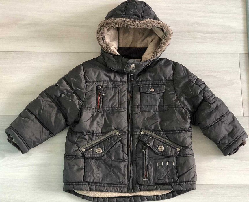 Kurtka NEXT wiosenno zimowa rozm. 98 na 2-3 lata oliwkowa khaki