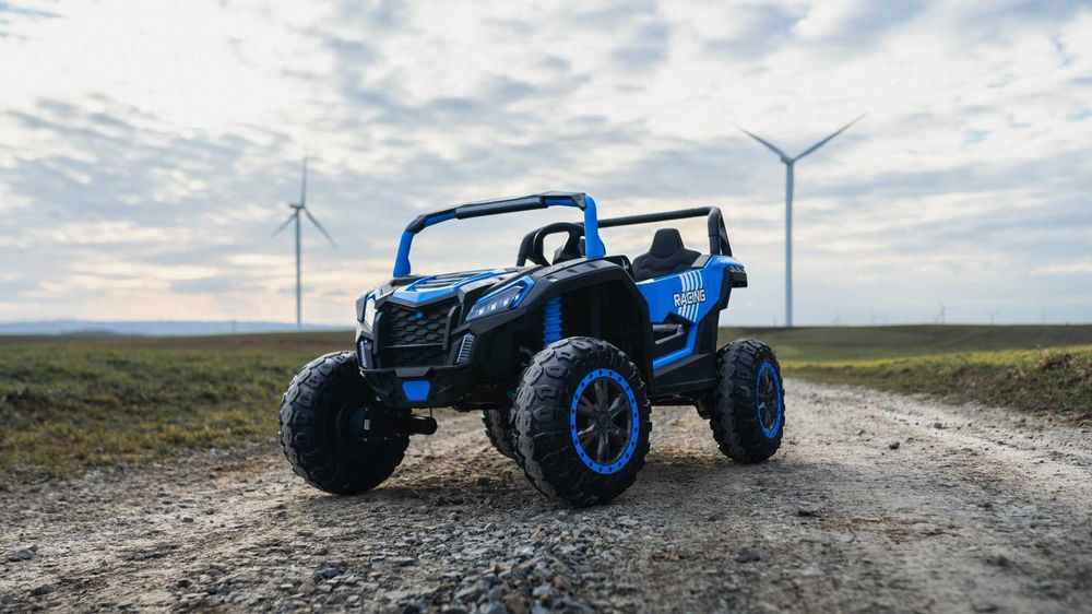 Autko na akumulator MEGA Buggy ATV Racing 4x4 NIEBIESKI 24V 14Ah