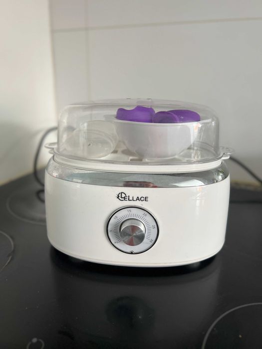 LELLACE Electric Egg Boiler with Timer and Alarm - 1 to 7 Eggs