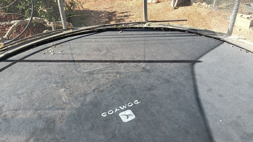 Trampolim Domyos 360 (Diâmetro 3,60m) – Decathlon - para desocupar espaço