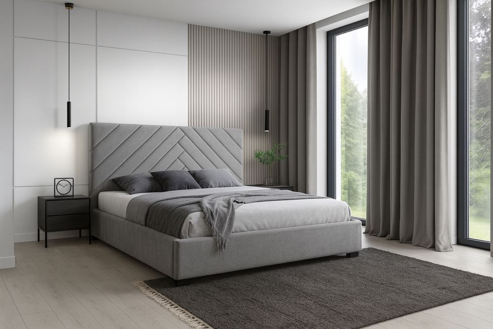 Łóżko CARLOS 120, 140, 160, 180 metal PRODUCENT