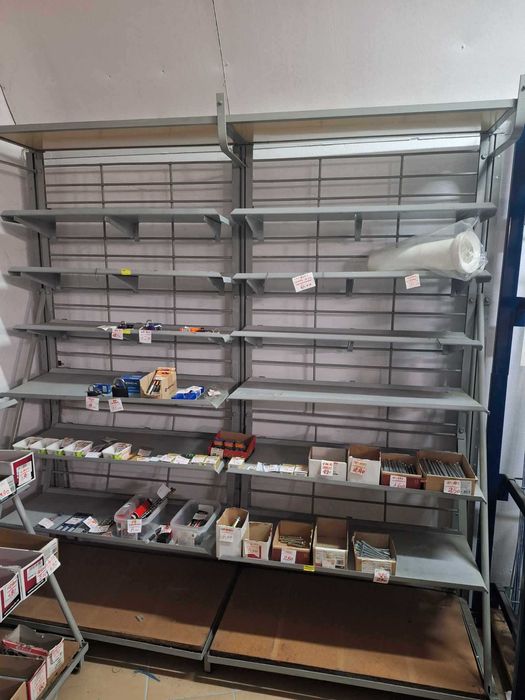 Regał sklepowy metalowy