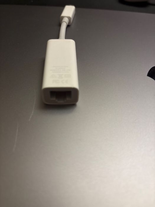 Адаптер (перехідник) Apple Thunderbolt to Gigabit Ethernet (MD463) для MacBook | iMac