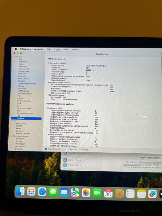 Apple MacBook Air 2019 / Intel i5 / 8GB RAM / 256 SSD / 13”