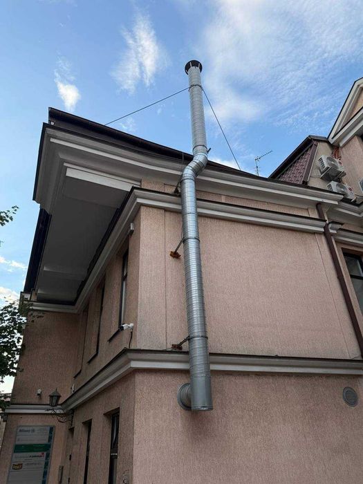 Komin wentylacyjny gastronomiczny fi 400 mm – kanał wentylacyjny – do demontażu