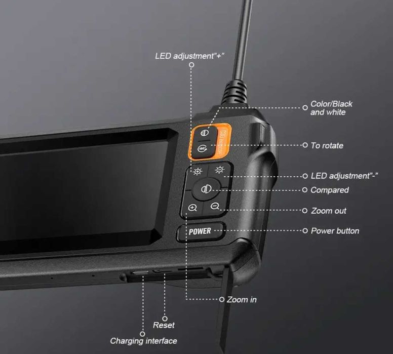 Камера - ендоскоп з екраном