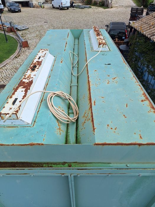Cabine pintura eletrostatica pó de PVC