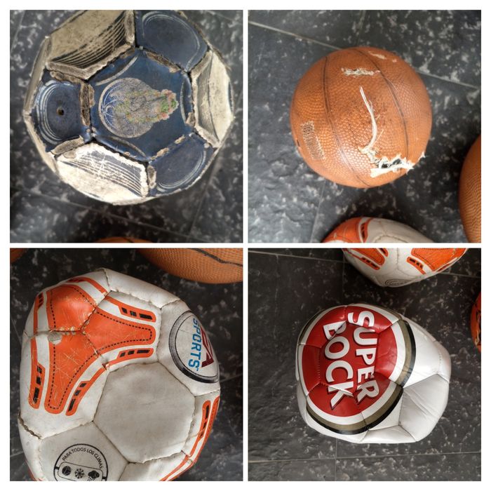 Bolas de futebol/ basquetebol