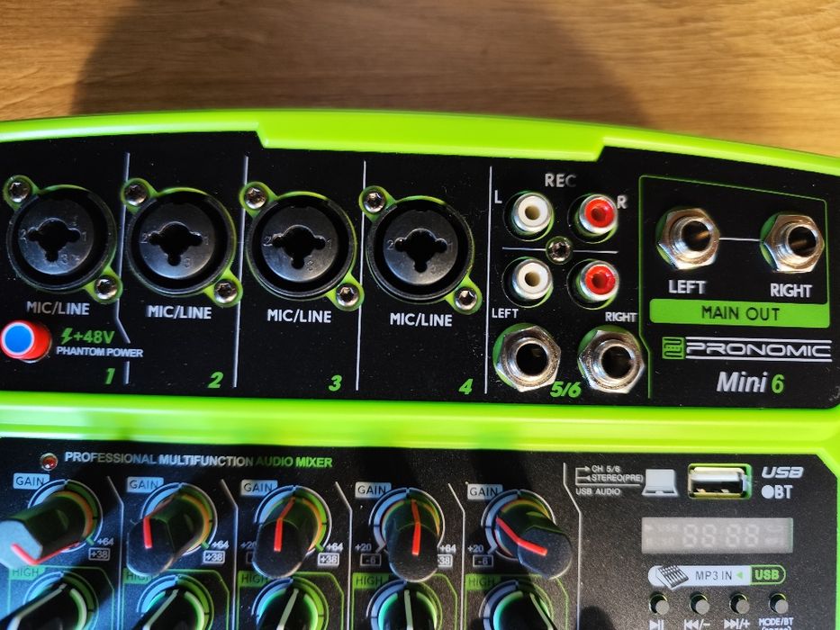 6-kanałowy Mikser USB Pronomic Mini 6