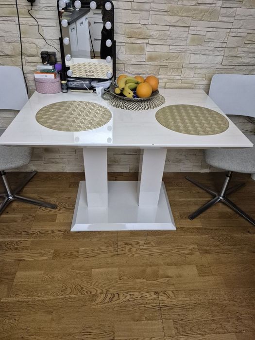 Stół biały 75 110