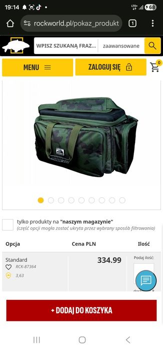 Okazja 2 torby Aqua Products -ridgemonkey  nash fox