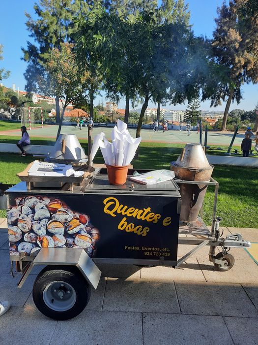 Castanhas assadas Branquinhas Festas Eventos Carrinhos apresentaveis