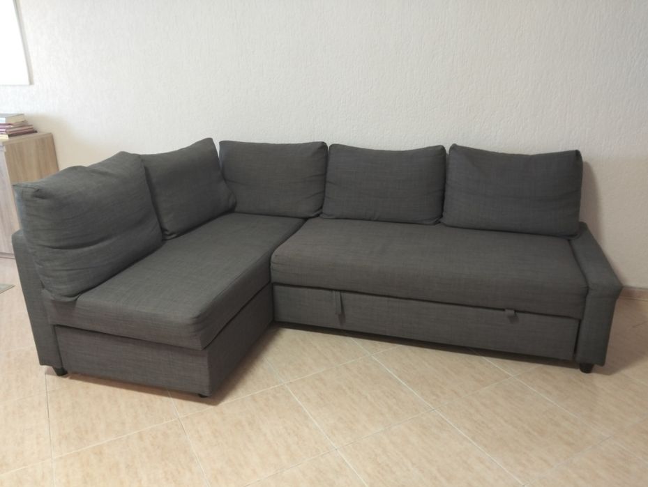 Sofá cama IKEA  cinza
