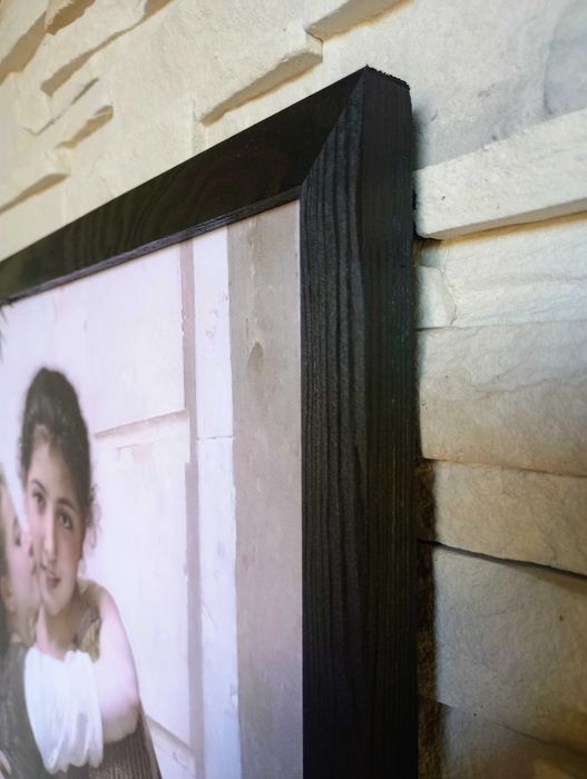 Obraz na płótnie - W. Adolphe Bouguereau, A Little Coaxing, 50x70cm