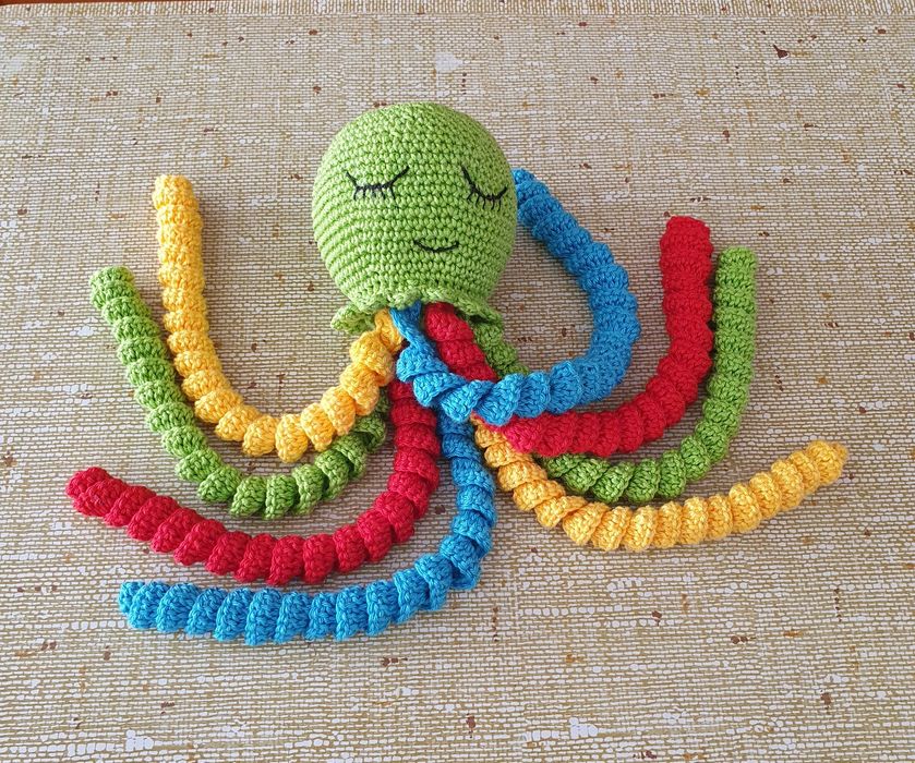 Polvo em crochê, 100% algodão