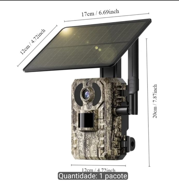 Câmera de caça 4g imagem 4k