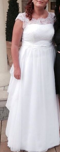 Biała suknia ślubna 44/46- Typ grecki