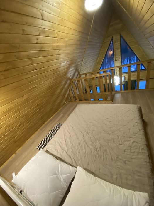 Відпочинок.Оренда будинку А-Фрейм біля озера Велимче Соловичі