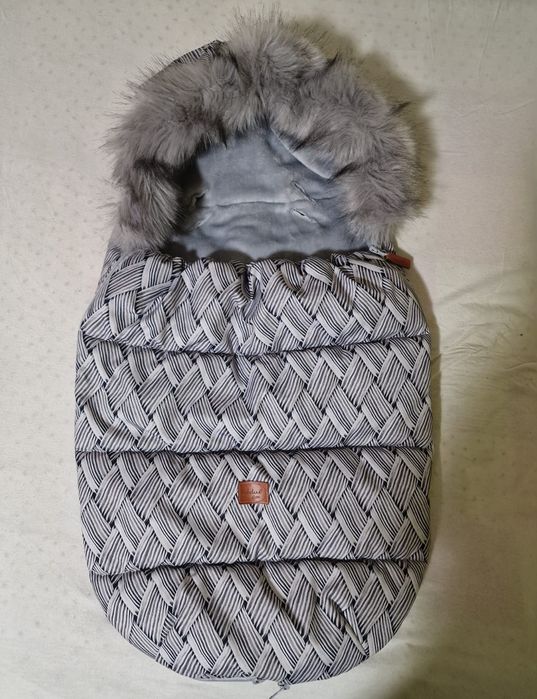 Śpiwór śpiworek do wózka Bubaland "eskimo braid" dla niemowlaka