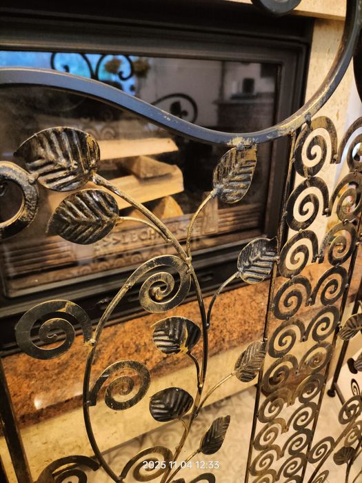 Parawan kominkowy, osłona kominka