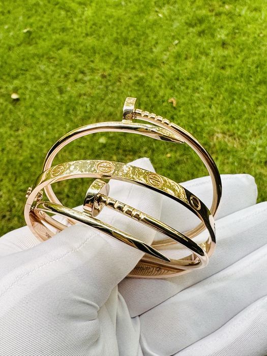 Золотые браслеты cartier 585