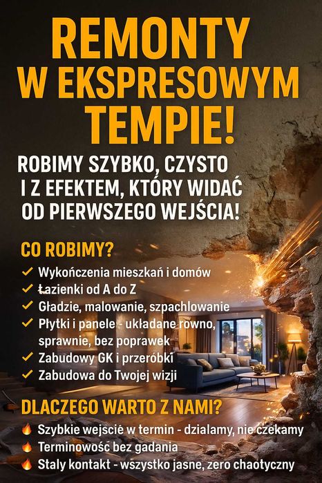 Malowanie i odświeżanie mieszkań - solidnie i terminowo