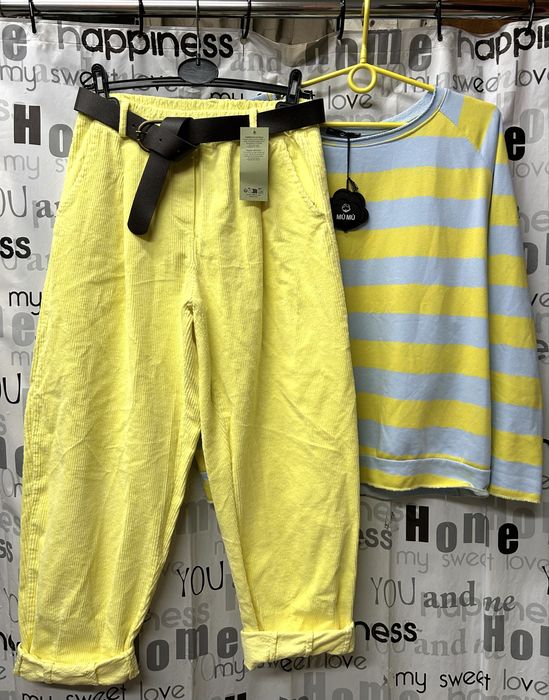 Брюки вельветовые БАГГИ, Х/Б, Италия, 38-52 р.