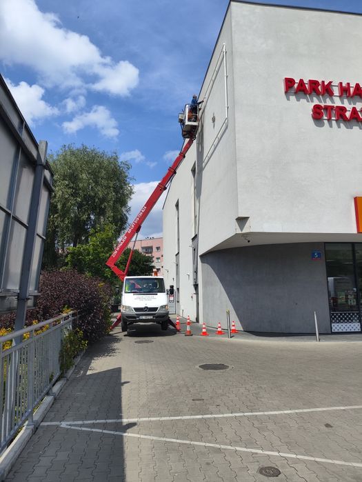Usługi , wynajem podnośnik koszowy , zwyżka 22m