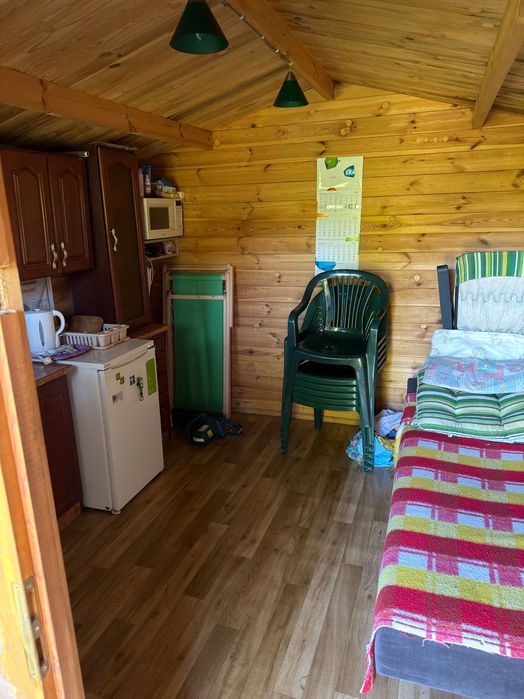Ogródek działkowy z sauną
