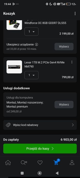 Komputer podzespoły na zdjęciach