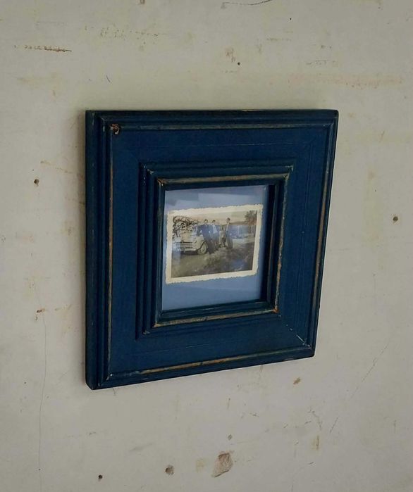 Antiga Fotografia da Década de 50 na Régua. Em Moldura 22 x 22 cm