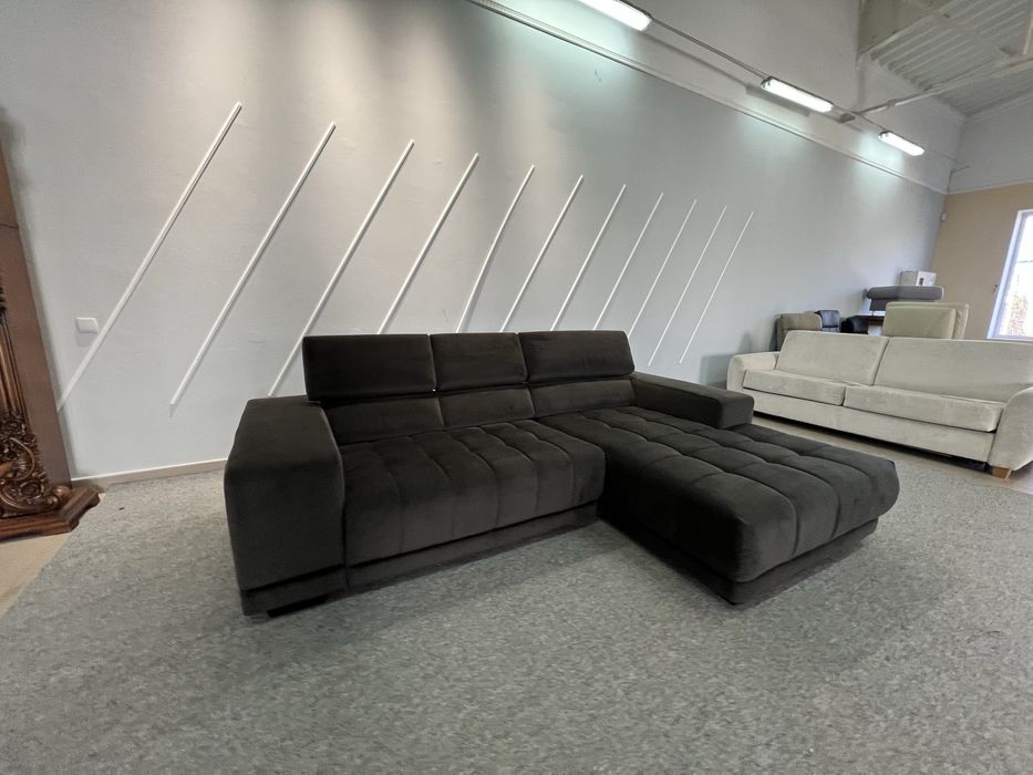 Диван тканина велюр виставковий  мякий нерозкладний